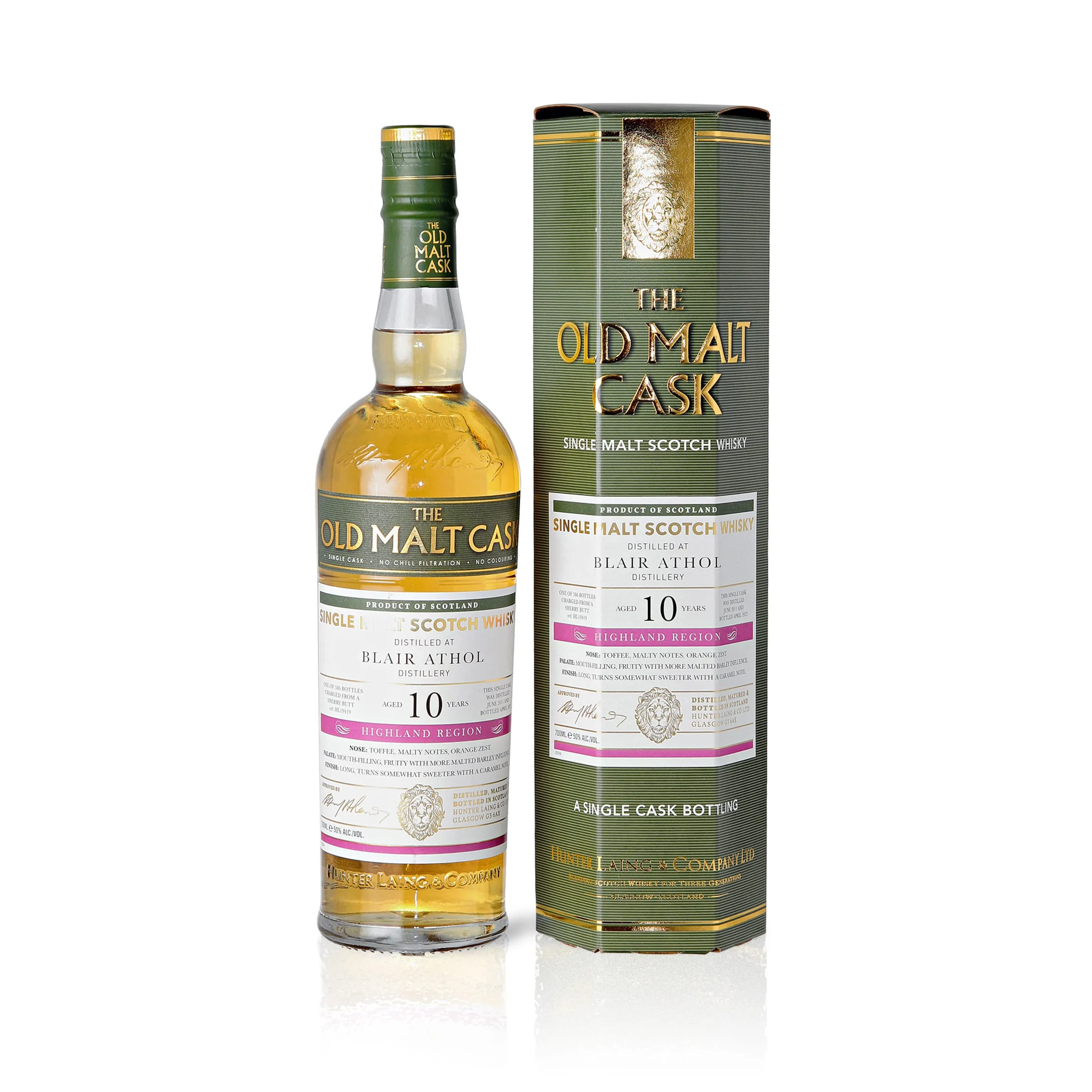 Blair Athol 2011/2022 - 10 Jahre - 50 % Vol. - Hunter Laing - Old Malt Cask - OMC3136