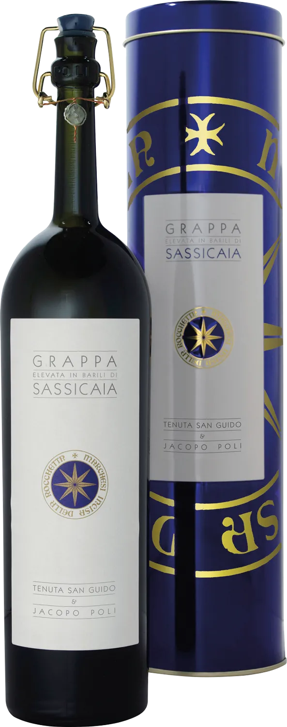 Jacopo Poli Barili di Grappa di Bolgheri Sassicaia Grappa di Uve Cabernet Sauvignon & Cabernet Fran