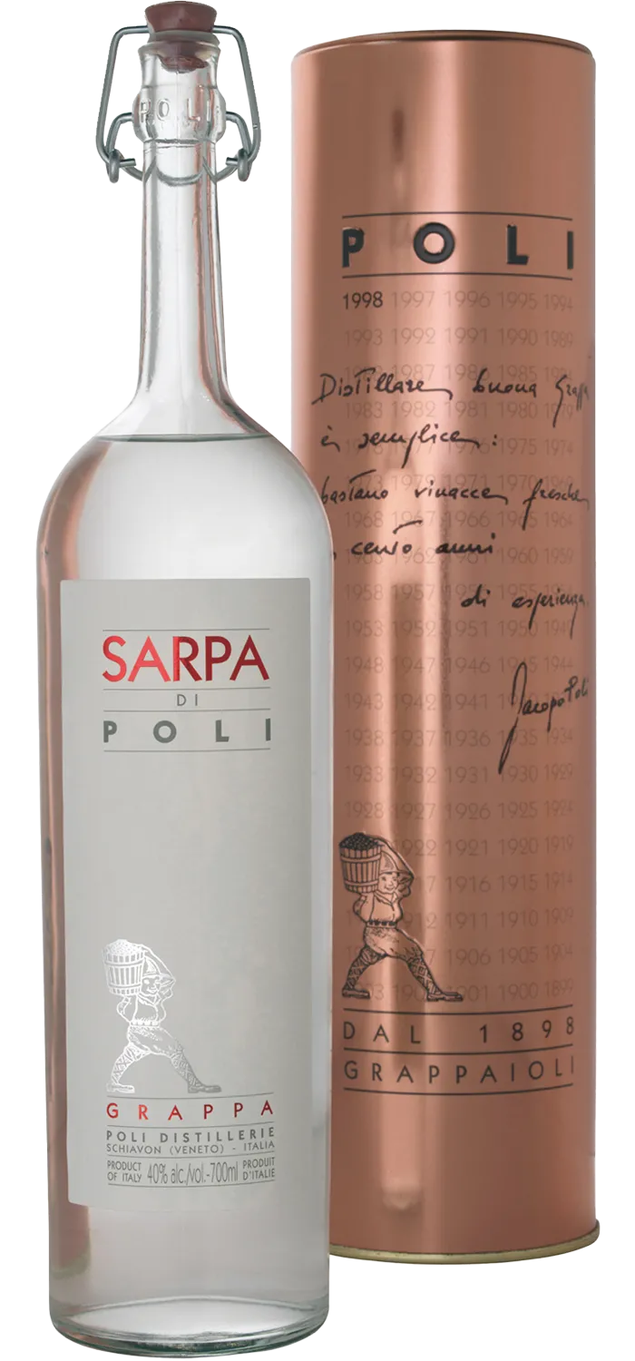 Jacopo Poli Sarpa di Poli Grappa di Uve Merlot e Cabernet