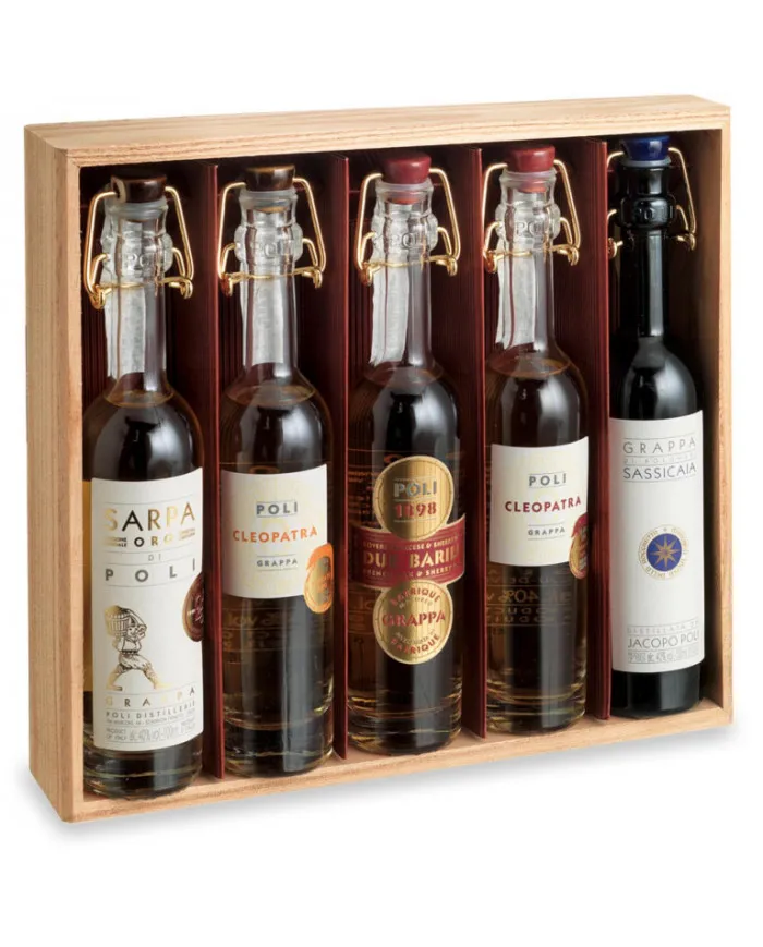 5 Barrel Experience 5 Grappe Poli - Poli Distillerie