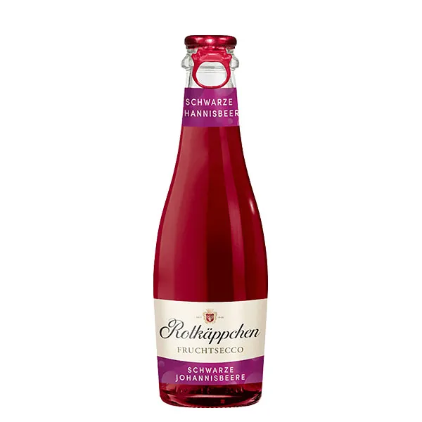Rotkäppchen Fruchtsecco Schwarze Johannisbeere 12x0,20L Piccolo