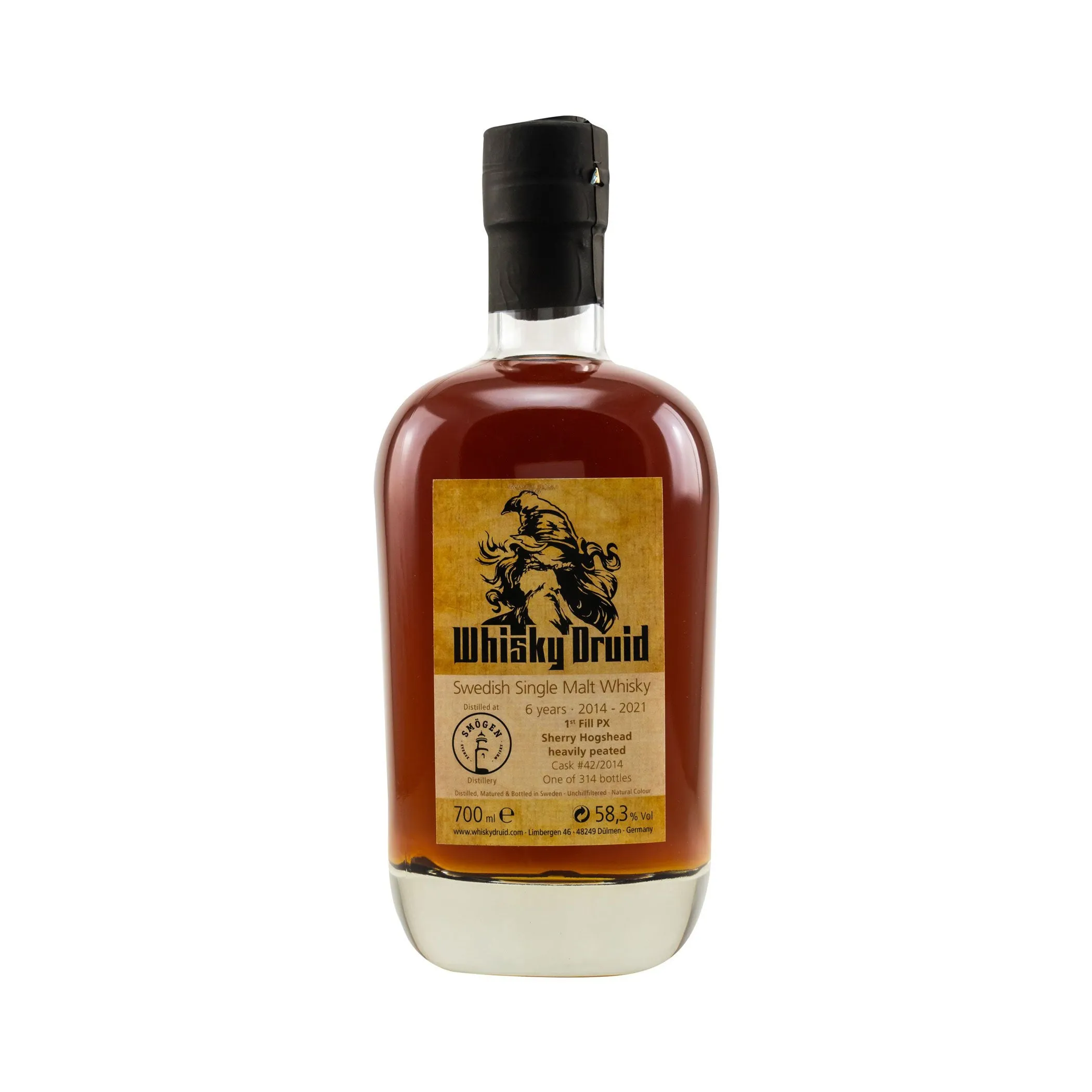 Smögen 2014/2021 - 6 Jahre - Single Cask 42/2014 PX - Whisky Druid