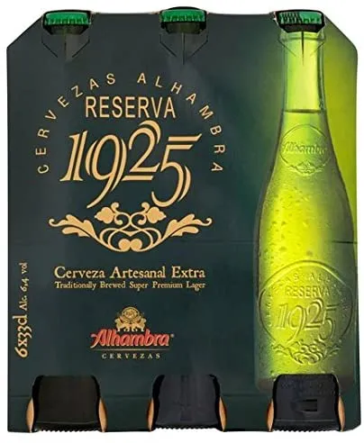 Alhambra Reserva 1925 0,33l- Das Bier aus Granada in Andalusien mit 6,4%Vol.
