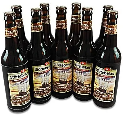 Störtebeker BIO Roggen Weizen (9 Flaschen à 0,5 l / 5,4% vol.)