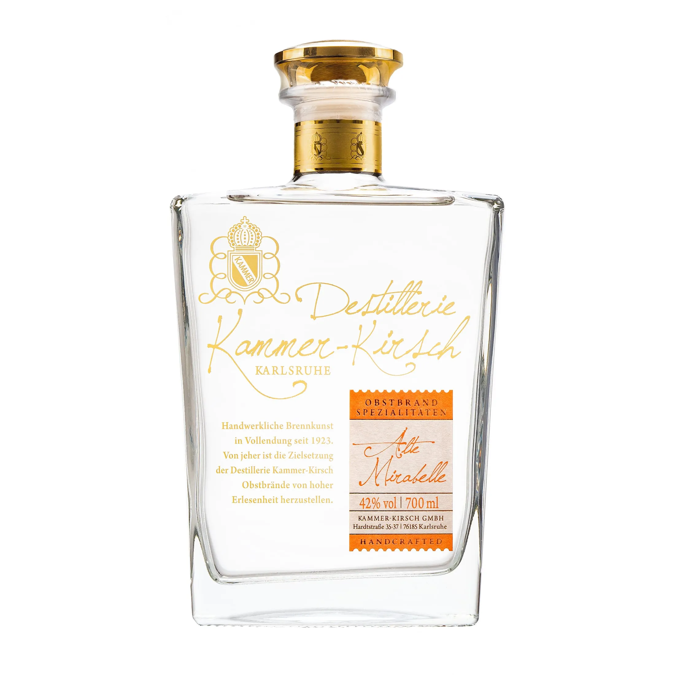 Alte Mirabelle - Obstbrand - Destillerie Kammer-Kirsch