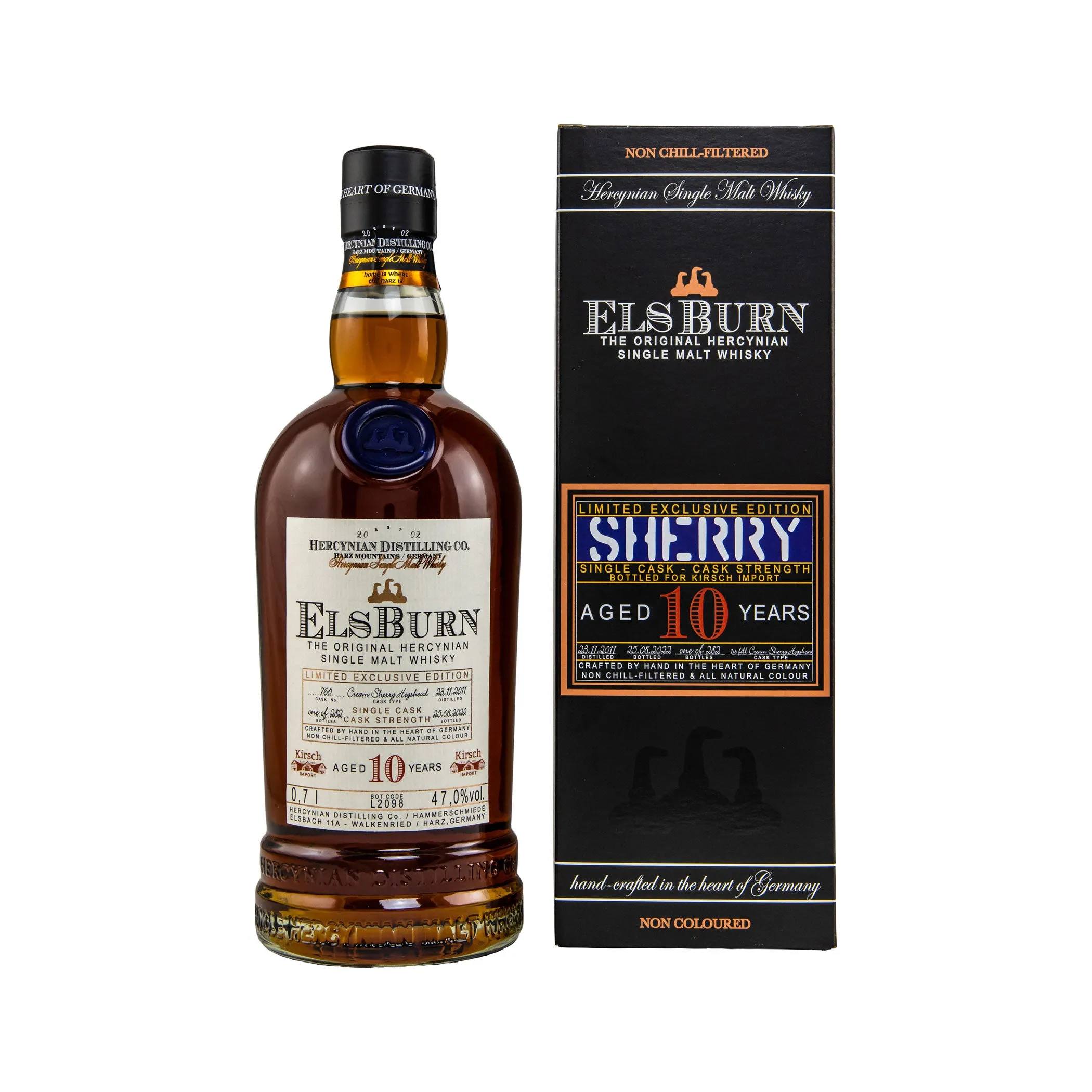Elsburn 2011/2022 - 10 Jahre Cream Sherry Hogshead Cask No. 760 Limited Exclusive Edition