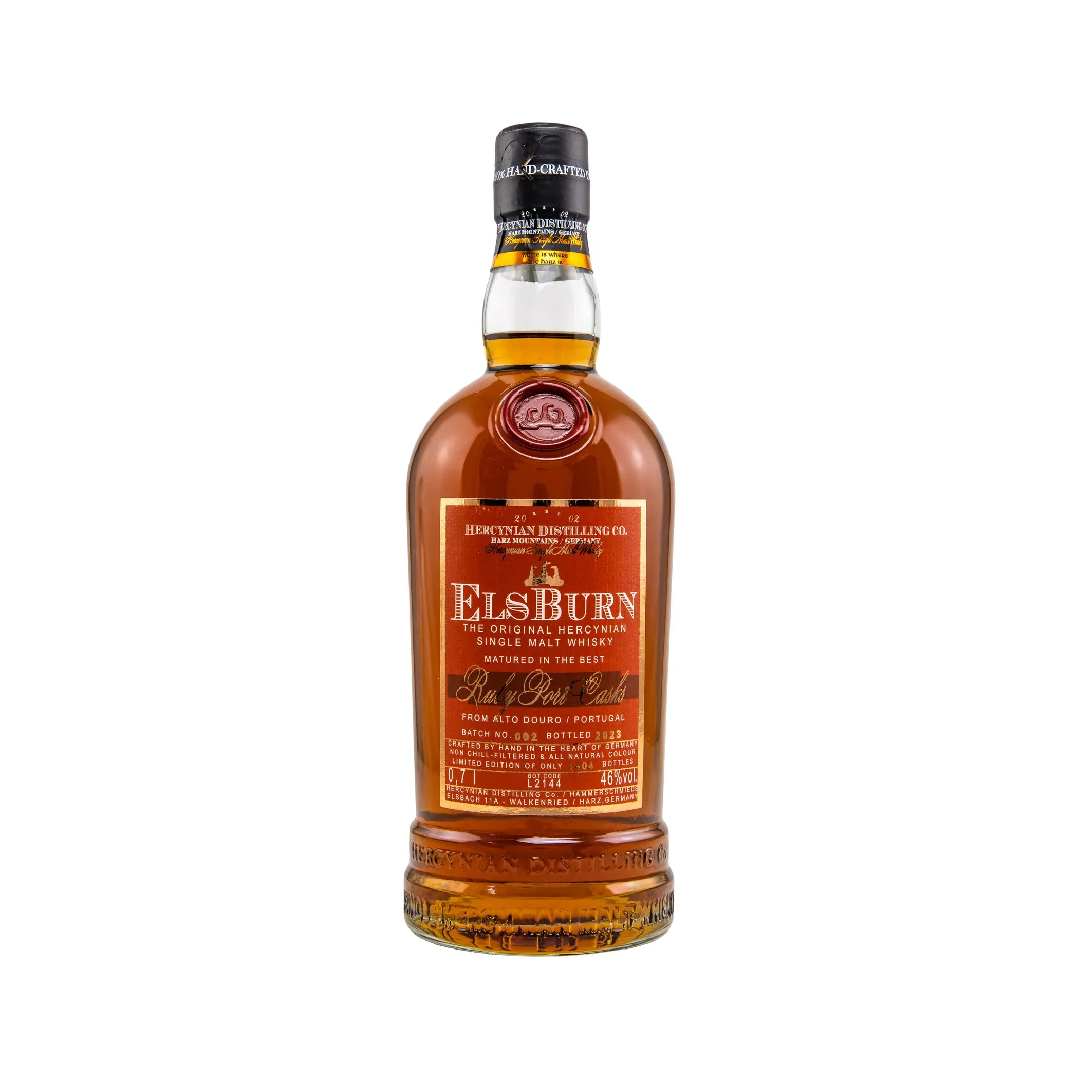 Elsburn - Ruby Port Cask - Batch 002 - The Original Hercynian Single Malt Whisky