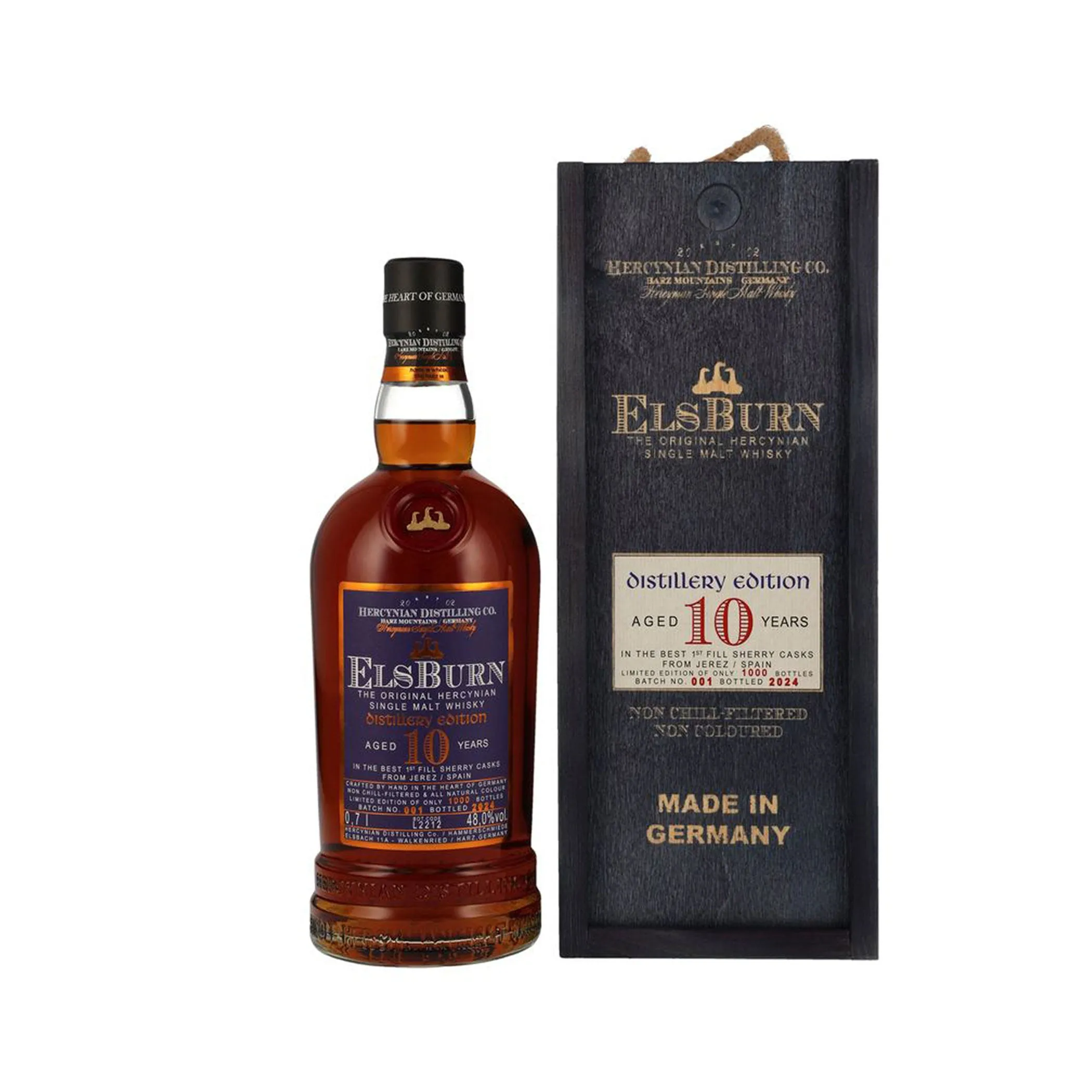 ElsBurn 10 Jahre – Distillery Edition Batch 001 2024 - The Original Hercynian Single Malt Whisky