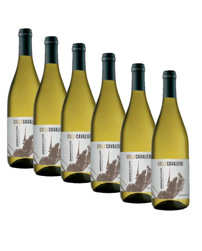 6 Bottiglie Colle Cavalieri Passerina Terre di Chieti Igp 2021 - Cantina Tollo
