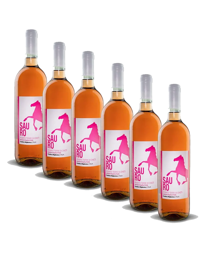 6 Bottiglie Sauro Rosato Terre di Chieti 2020 - Cantina Miglianico