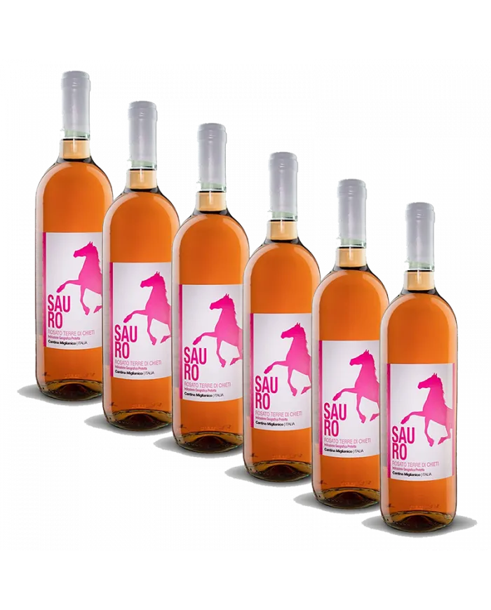 6 Bottiglie Sauro Rosato Terre di Chieti 2021 - Cantina Miglianico