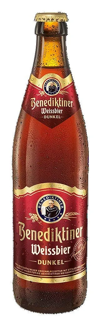 Benediktiner Weissbier Dunkel Weizenbier MEHRWEG (20 x 0.5 l)