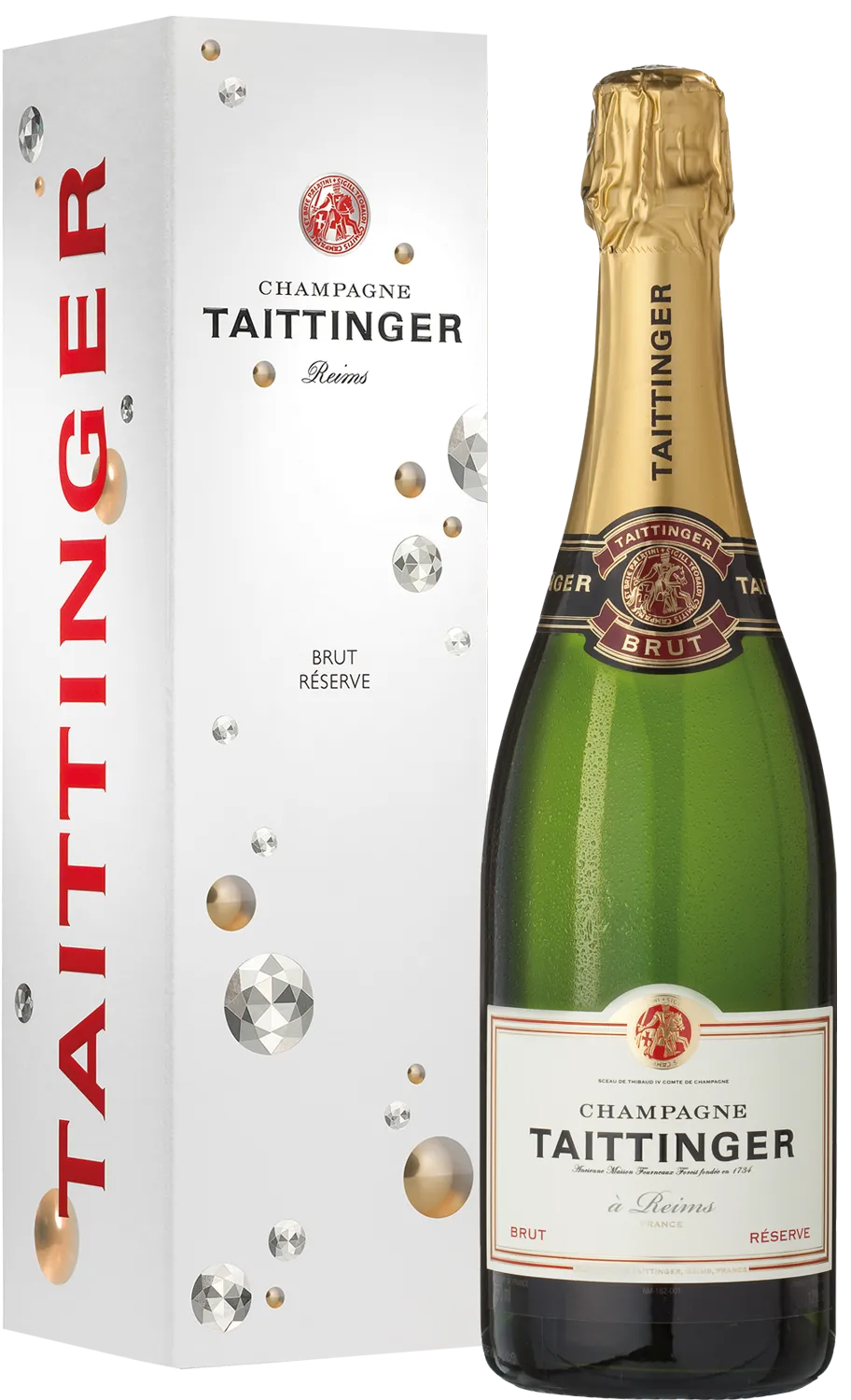 Taittinger Brut · Réserve in Geschenkverpackung