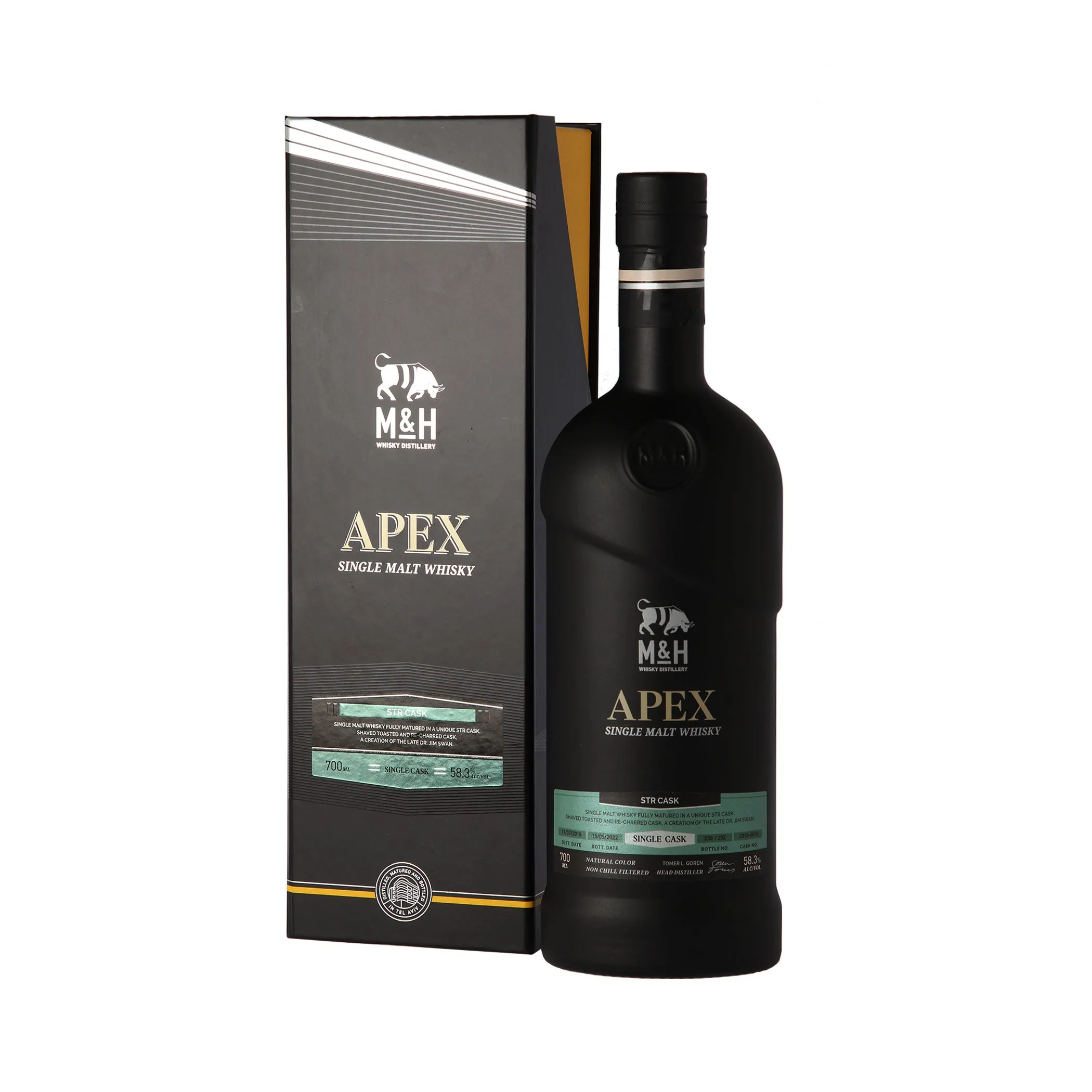 M&H Apex Black - STR Single Cask - Single Malt Whisky - Whisky aus Israel