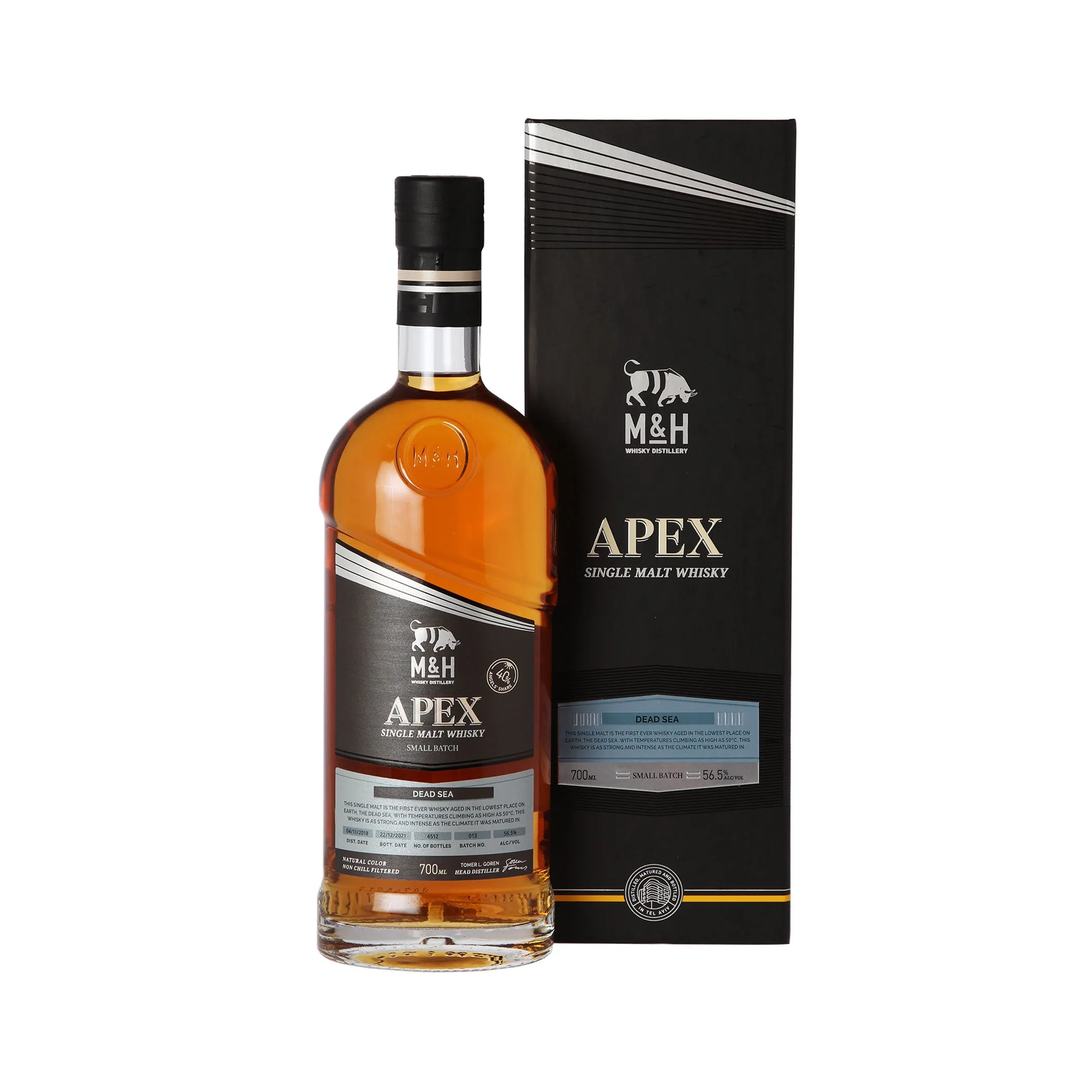 M&H Apex - Dead Sea - Small Batch No. 13 - Single Malt Whisky - Whisky aus Israel