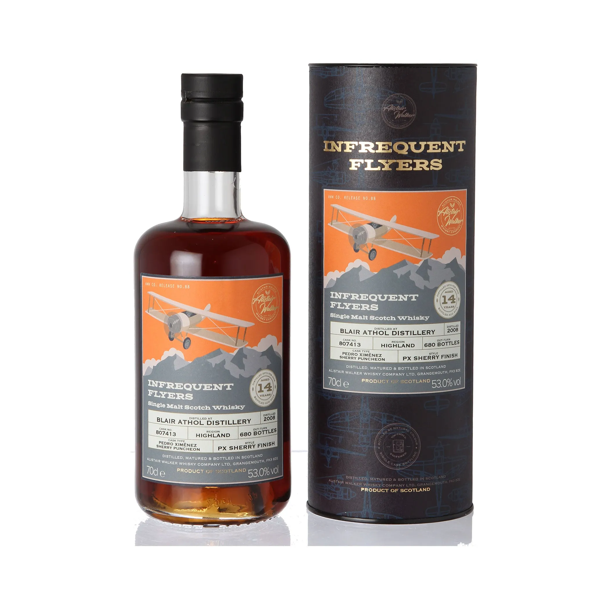 Blair Athol 14 Jahre 2008/2022 - PX Sherry Cask - Alistair Walker - Infrequent Flyers