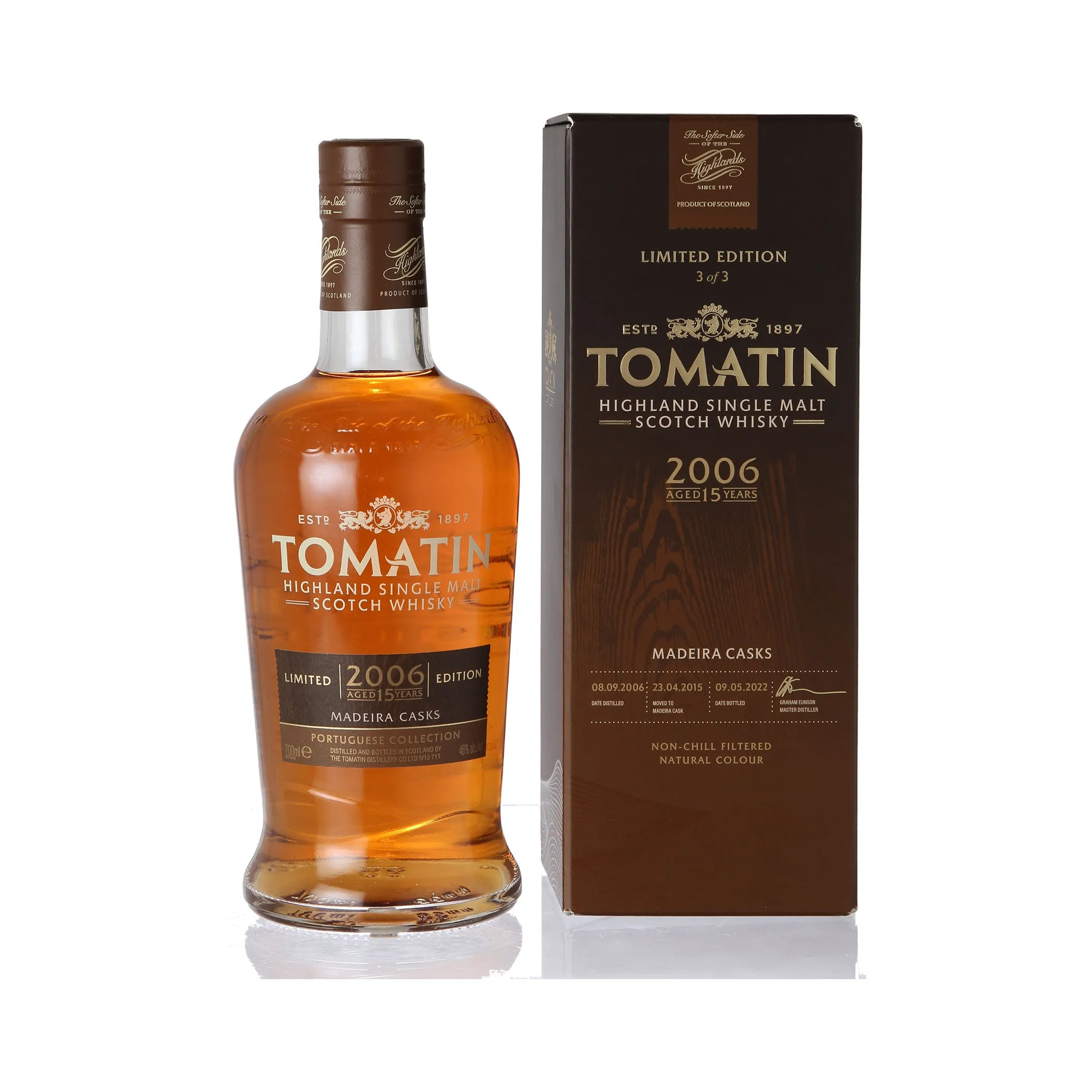 Tomatin 15 Jahre 2006/2022 - MADEIRA CASKS - Portuguese Collection