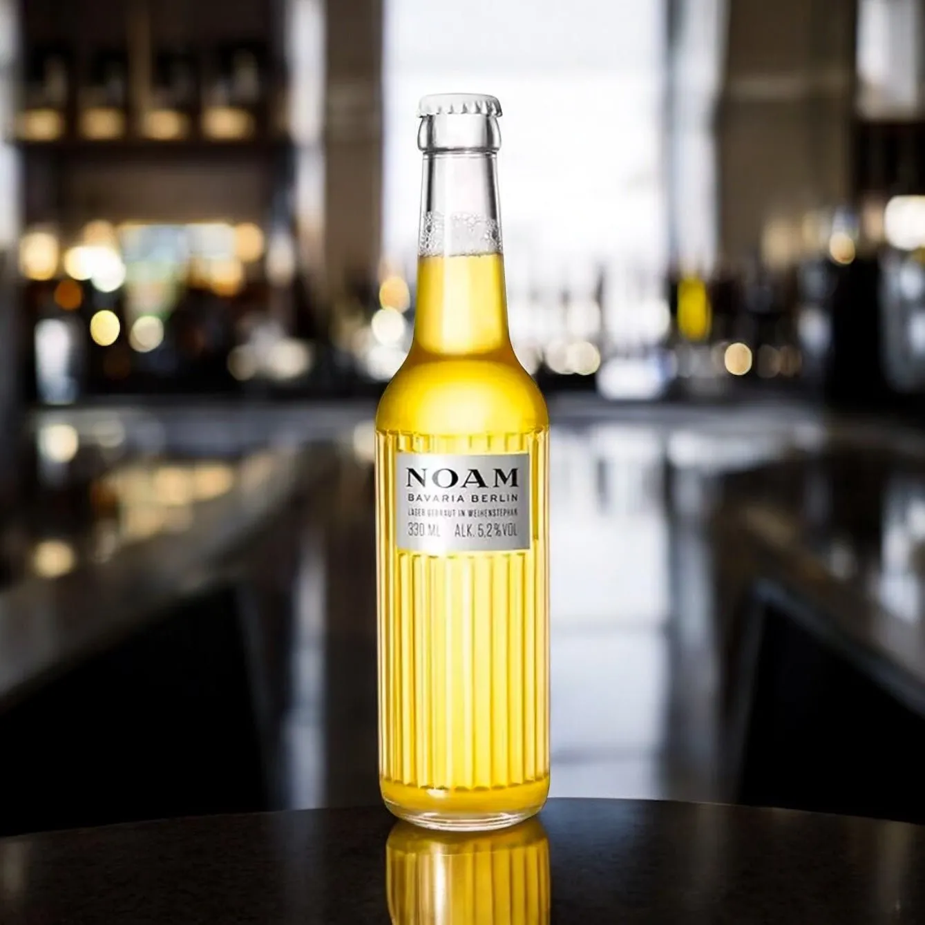 NOAM Bavaria Berlin Lager 0,34l- unfiltriertes Bier mit 5,2% Vol.