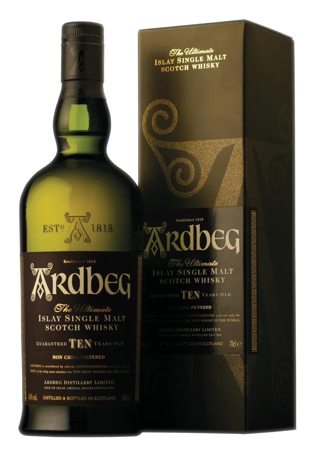 Ardbeg Ten Years Old Single Islay Malt Scotch Whisky