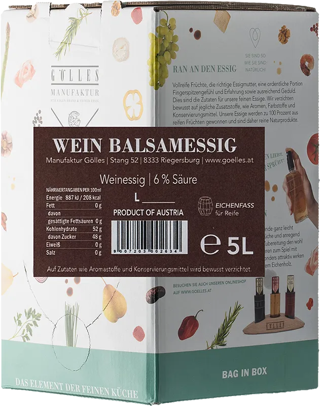 Wein Balsamessig Bag in Box