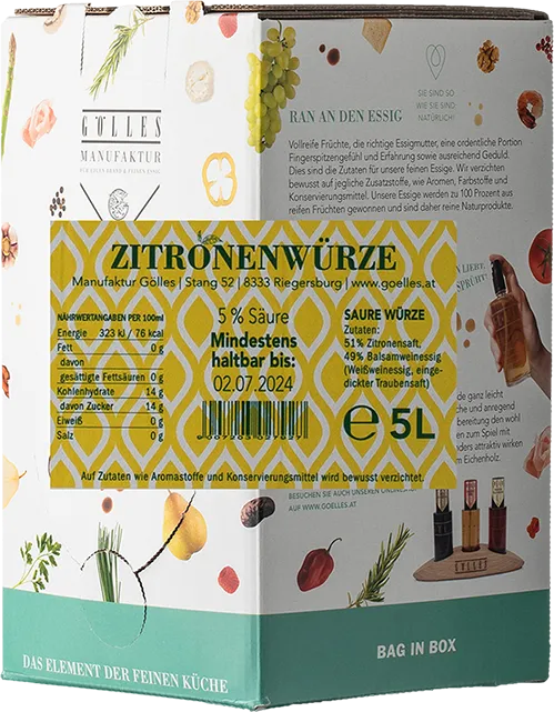 Zitronen Würze Bag in Box