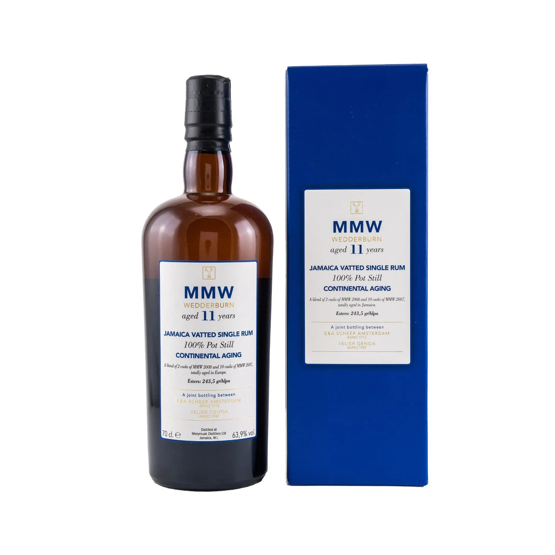 MMW Wedderburn 11 Jahre – Continental Aging - Scheer Velier Main Jamaica Vatted Single Rum