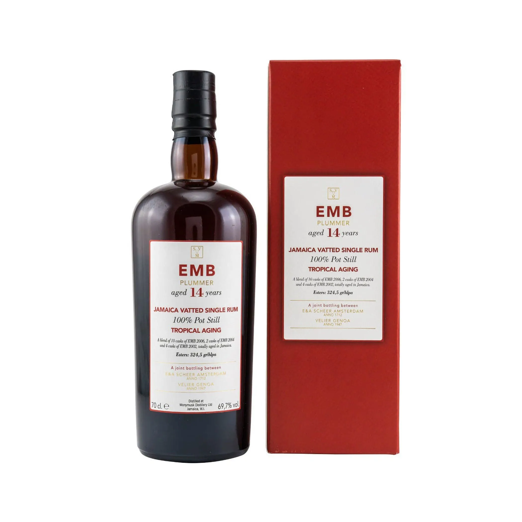 EMB Plummer 14 Jahre – Tropical Aging - Scheer Velier Main Jamaica Vatted Single Rum