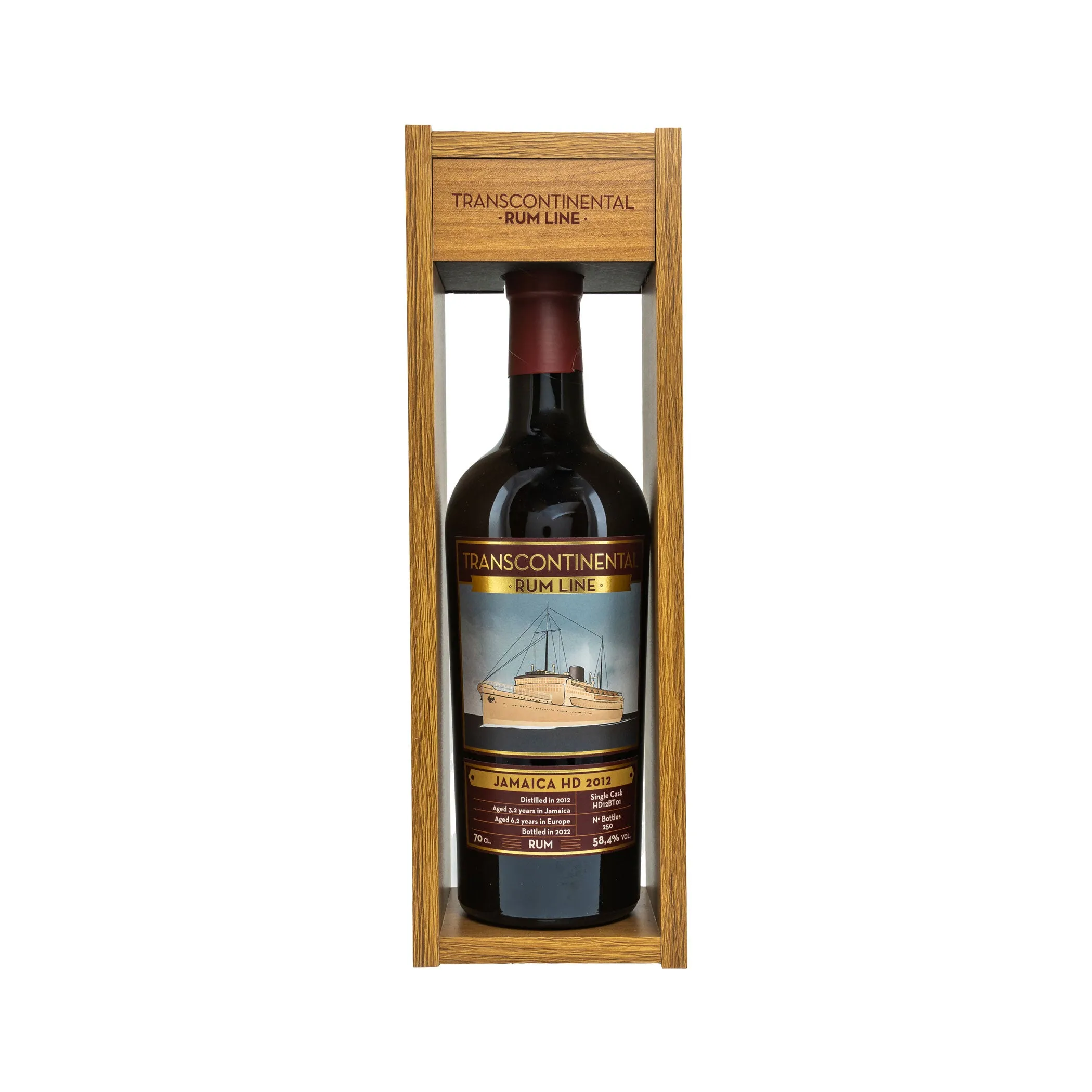 Jamaica HD 2012/2022 - 9 Jahre - Single Cask - Transcontinental Rum Line -