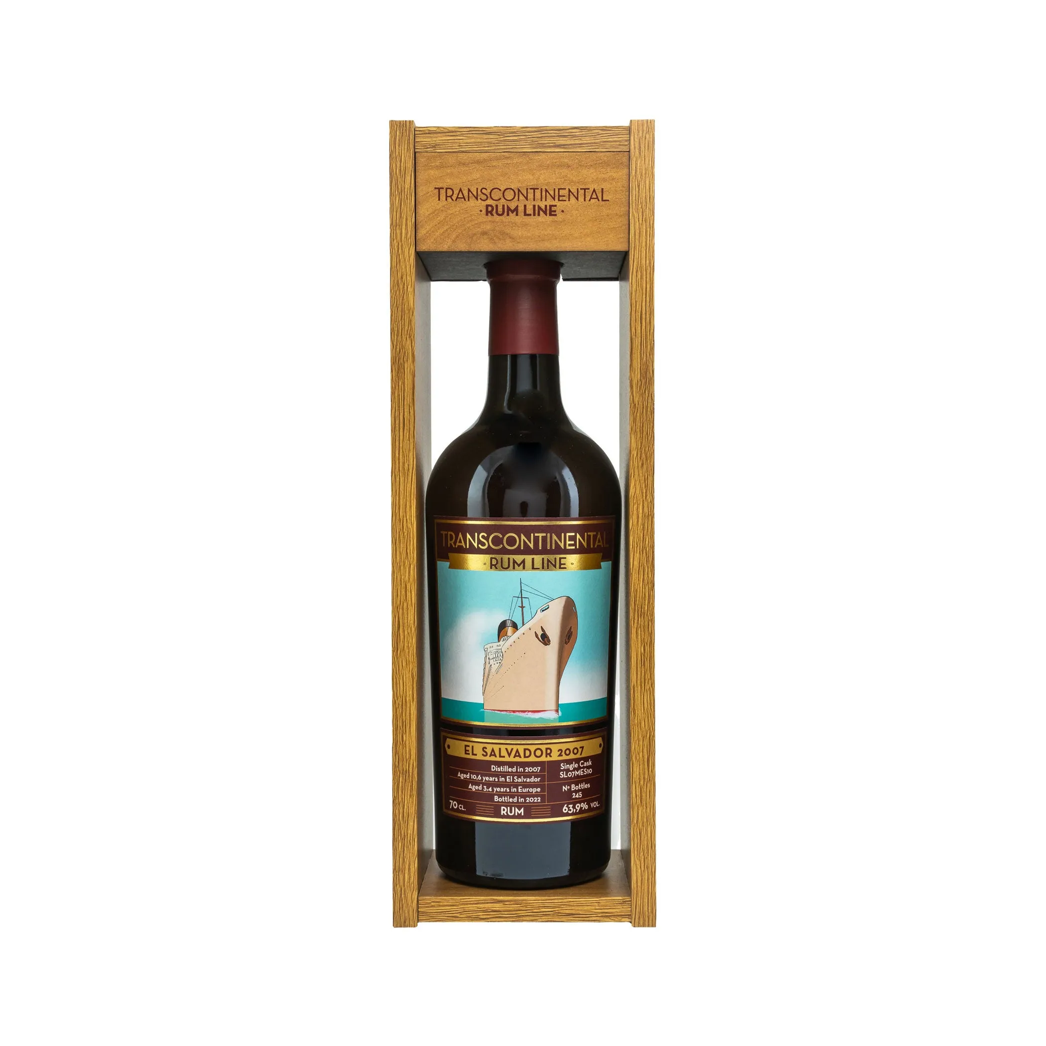 El Salvador 2007/2022 - 14 Jahre - Single Cask - Transcontinental Rum Line -