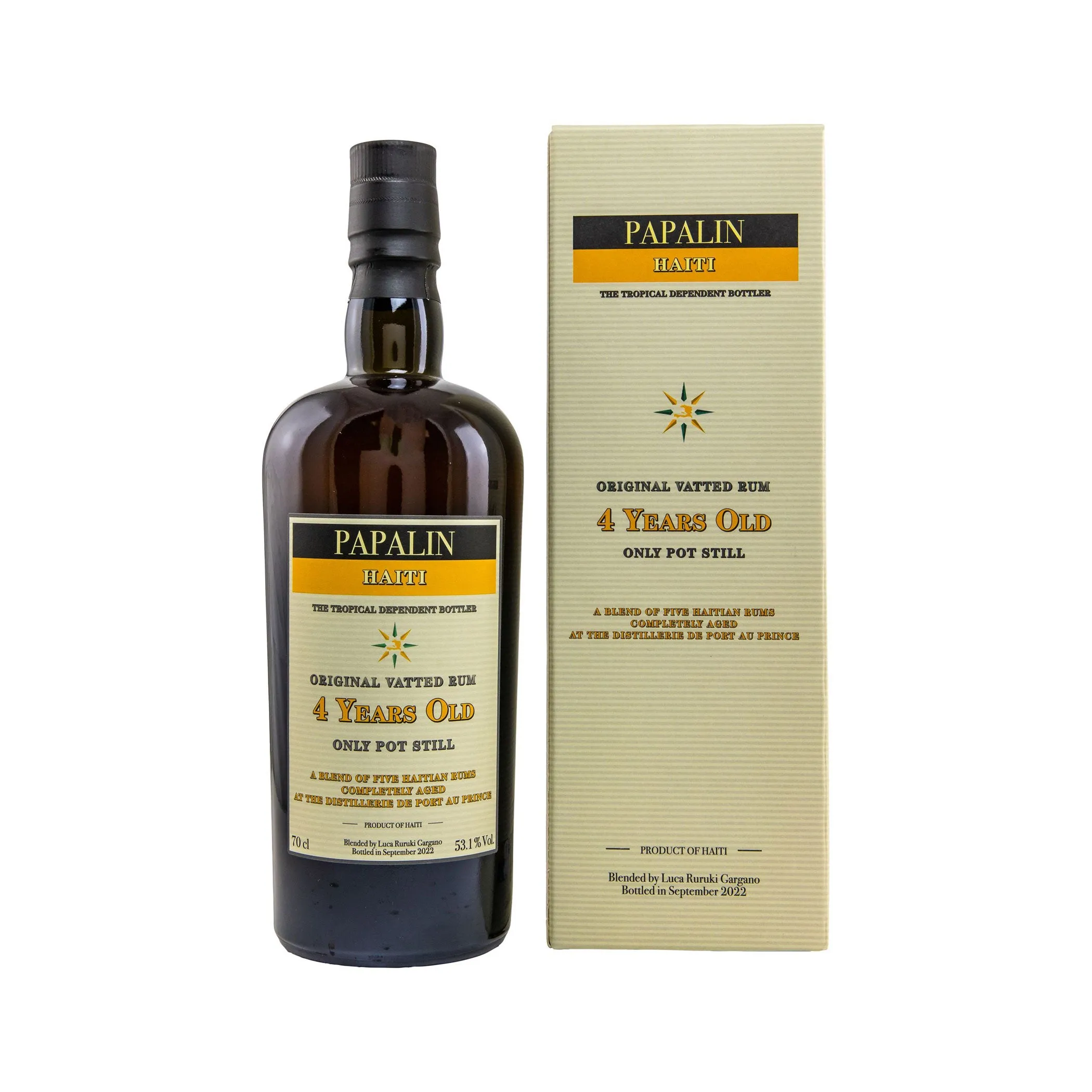 Papalin Haiti 4 Jahre - Original Vatted Pot Still Rum