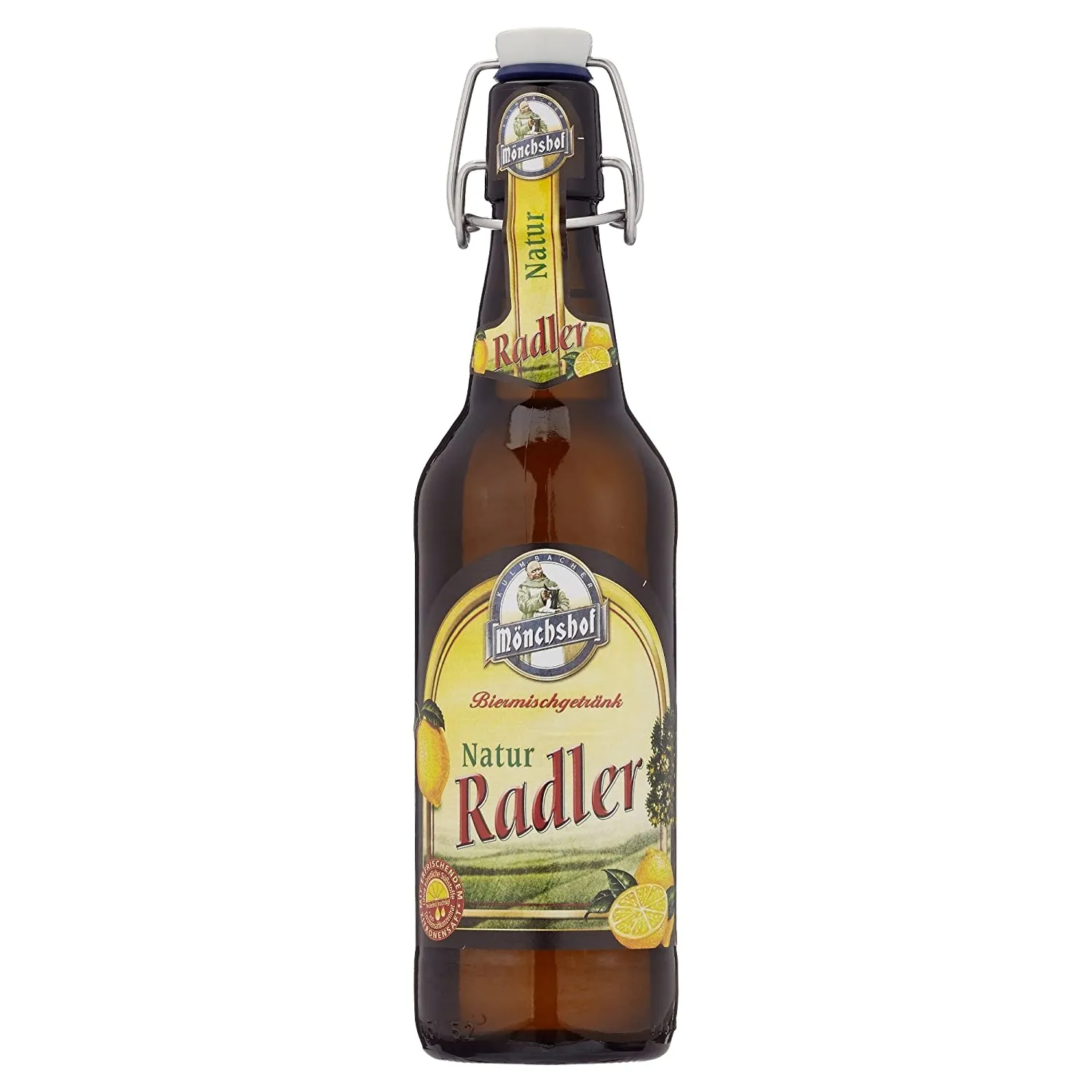 Mönchshof Natur Radler 0,5l - Bügelflasche mit 2,5% Vol.
