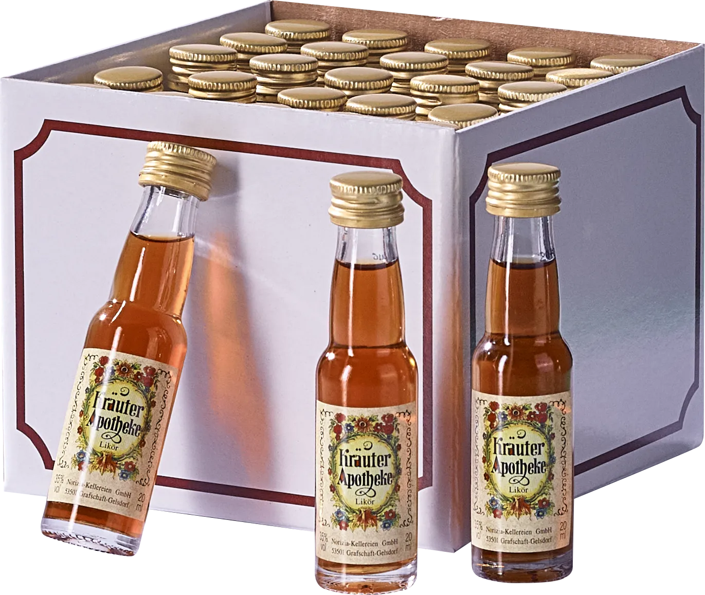 Feine Kräuterapotheke Miniaturen, 25 Stück a 0,02l