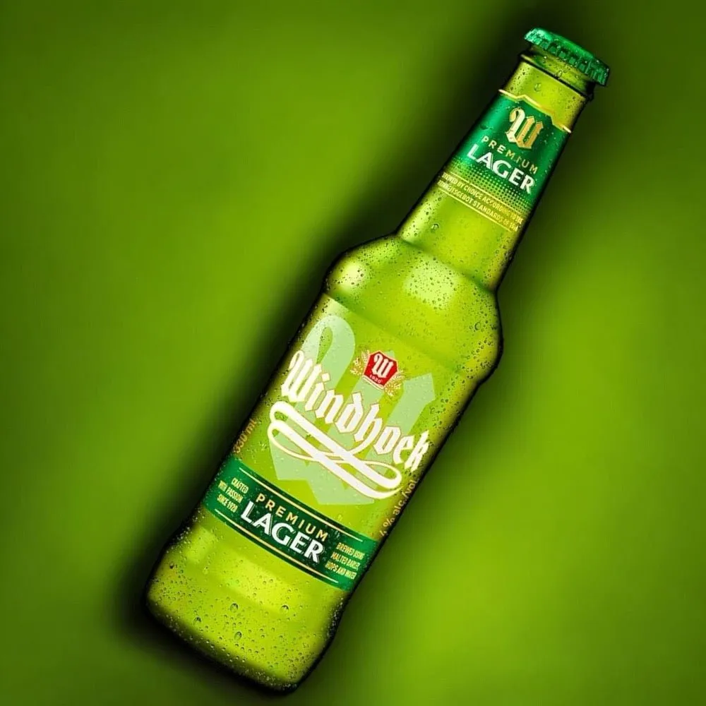 Windhoek Lager Bier - Das afrikanisches Sommerbier aus Namibia mit 4% Vol.