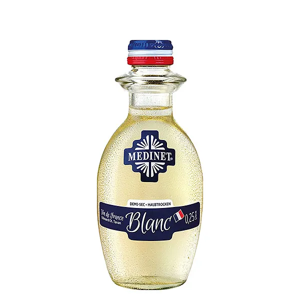Medinet Blanc Tafelwein halbtrocken 12x0,25L