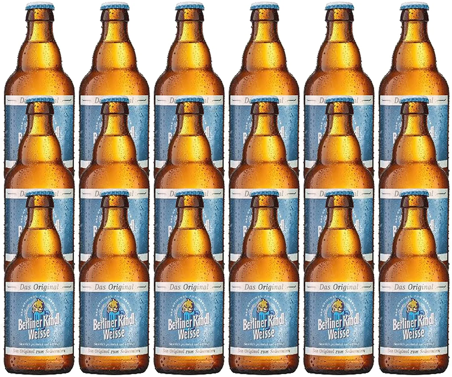 Berliner Kindl Weisse Bier Set - 18x 0,33L (3% Vol) - Inkl. Pfand MEHRWEG