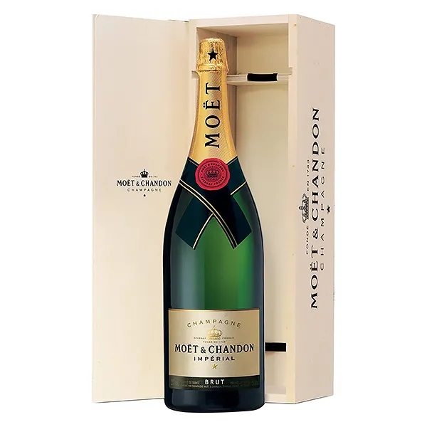 Moet & Chandon Champagner Brut Imperial 3,0L Jeroboam in Holzkiste