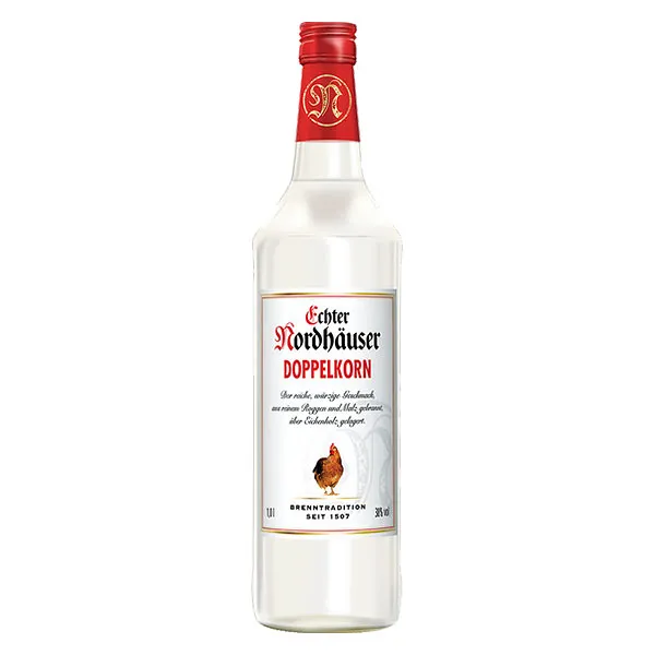 Nordbrand Nordhausen Echter Nordhäuser Doppelkorn 1,0L 38% vol