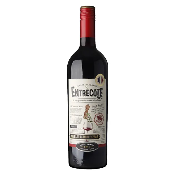 Entrecôte Merlot Cabernet Syrah Vin de France 0,75L