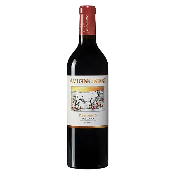 Avignonesi Desiderio Merlot IGT trocken BIO 1,5L Magnum in Holzkiste