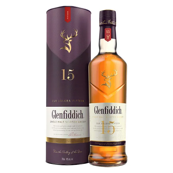 Glenfiddich 15 Jahre Single Malt Scotch Whisky 0,7L 40% vol