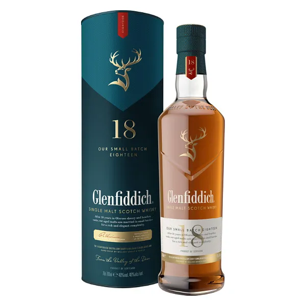 Glenfiddich 18 Jahre Small Batch Single Malt Scotch Whisky 0,7L 40% vol