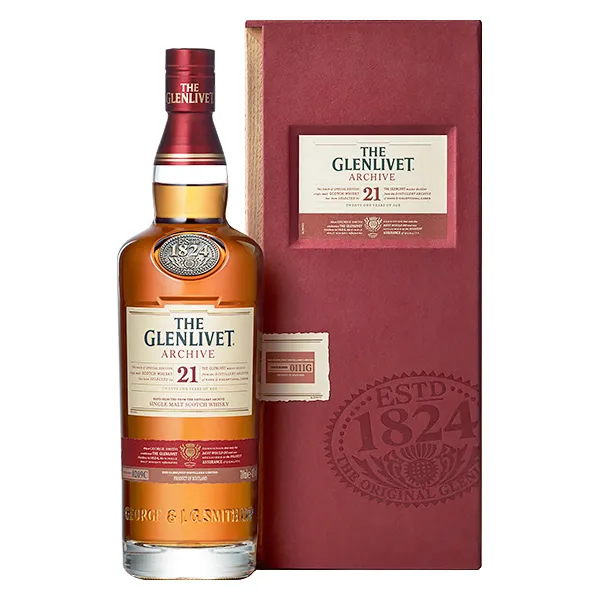 The Glenlivet Archive 21 Jahre 0,7L 43% vol in Holzkiste