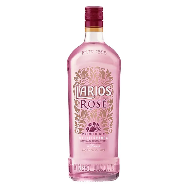 Gin Larios Rosé Premium Gin Mediterránea 0,7L 37,5% vol