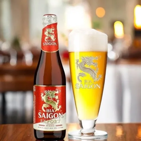 Saigon Export Premium Bier 0,33l- Das Original aus Vietnam mit 4,8% Vol.