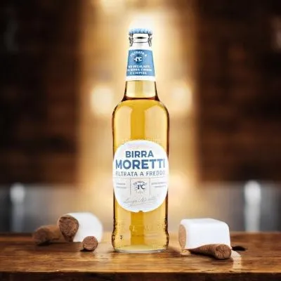 Birra Moretti Filtrata A Freddo 0,3l aus Italien mit 4,3% Vol.