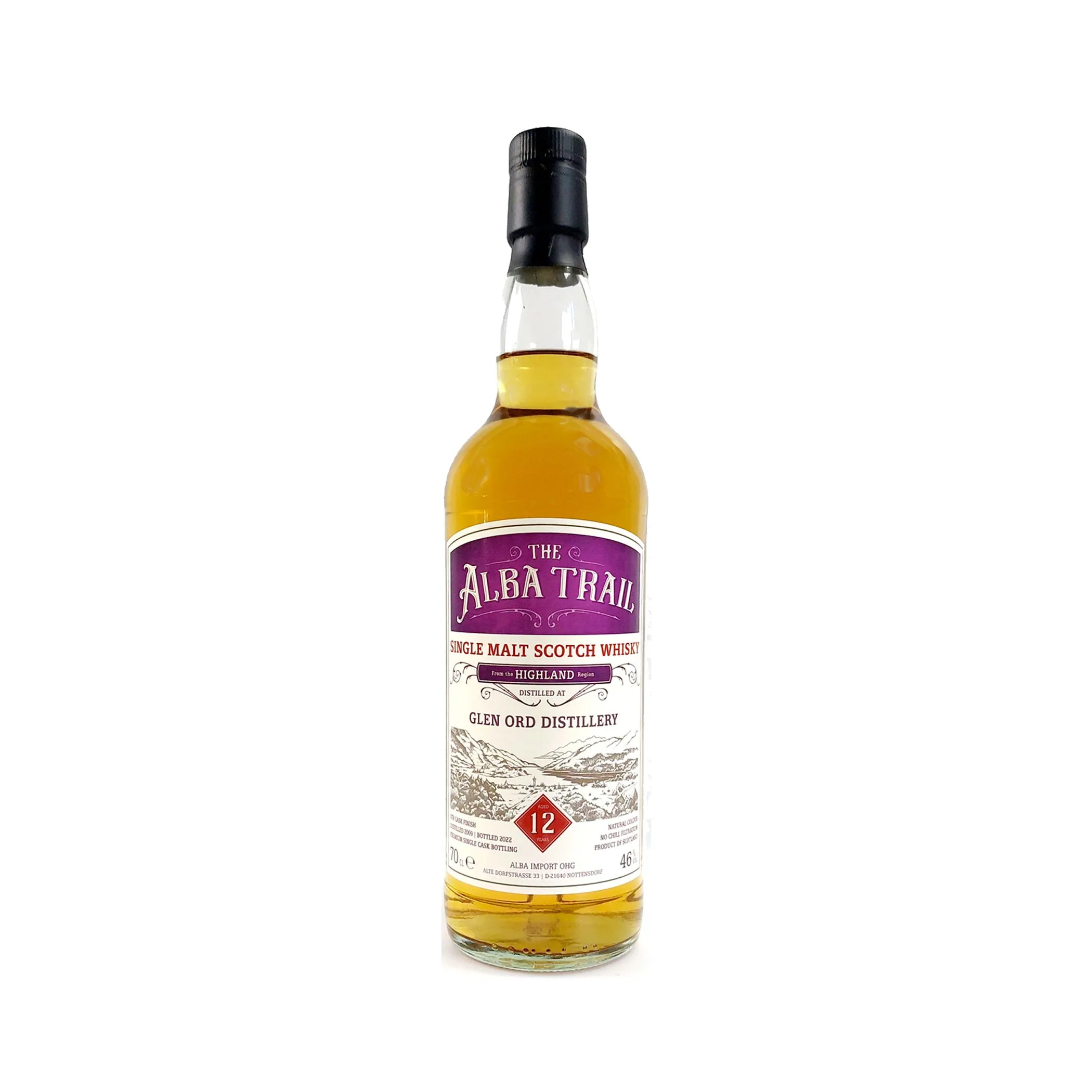 Glen Ord 2009/2022, 12 Jahre - STR Cask Finish - The Alba Trail - Serie von Einzelfass-Abfüllungen