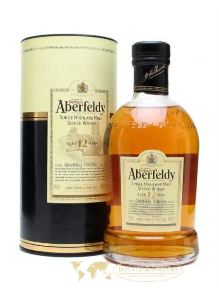 Aberfeldy 12 Jahre (gelbe Ausstattung) Single Malt Whisky 0,7 Liter