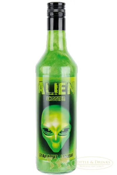 Krugmann Alien Sternfrucht Glitzerlikör 0,7 Liter
