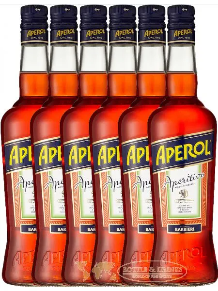 Aperol Rhabarber Bitter aus Italien 6 x 1,0 Liter