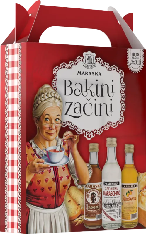 Maraska Bakini začini - Omas geheime Backzutaten - 3 x 0,1 Ltr. Liköre